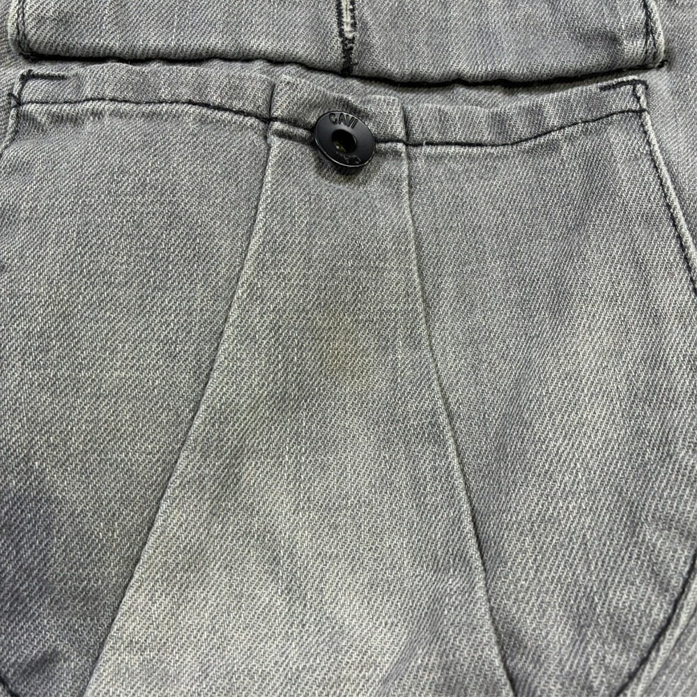 Cavi Knox Regular Straight Fit Jeans Mens Size 40x35 Gray Denim High Rise - Picture 12 of 16